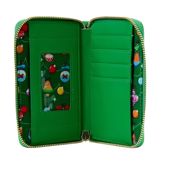 Loungefly Disney Chip and Dale Ornaments Zip-Around Wallet. - Picture 4 of 4